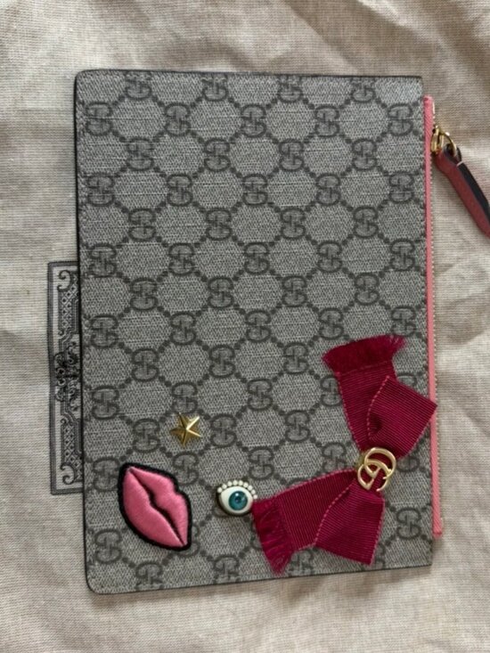 Gucci Handbags - Gucci Supreme Face Medium Pouch